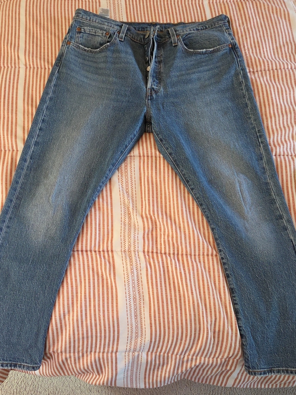 Men's Straight-Leg Denim Jeans in Blue